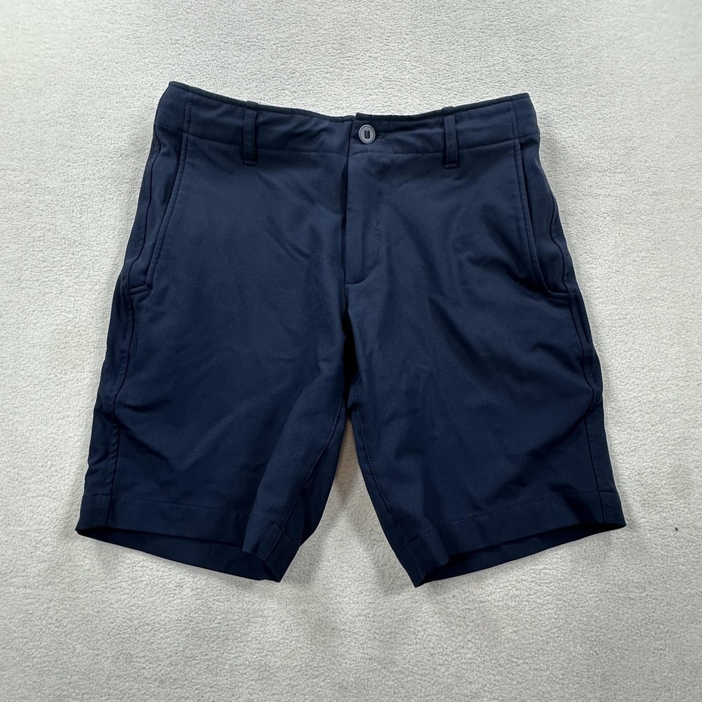 Outlier Schoeller Double Weave Shorts Mens 30 Blue Solid Twill Performance USA
